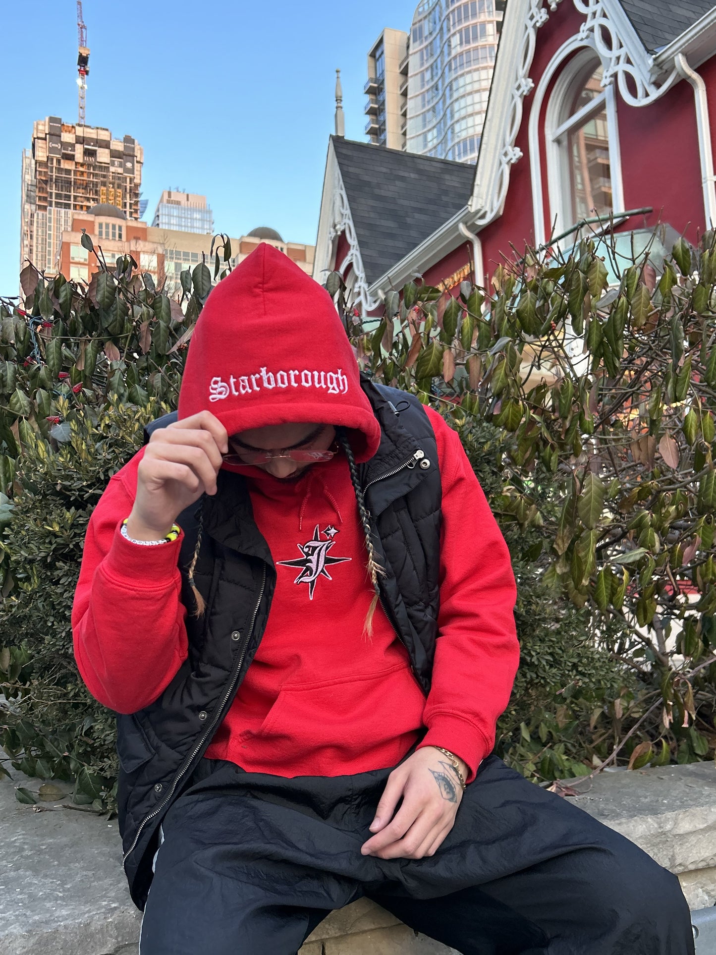 Starborough Hoodie Red